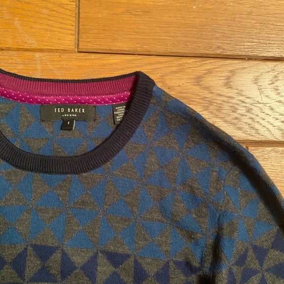 Ted Baker Patterned Sweater - Picture 5 of 5